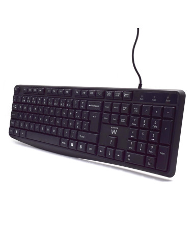 EWENT Teclado Professional USB com teclas silenciosas