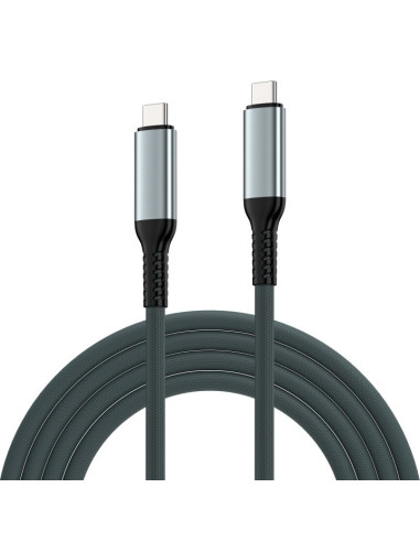 EWENT Cabo USB 4 GEN3 Tipo C, tipo C para C M/M, AWG24, PD 240W, dados