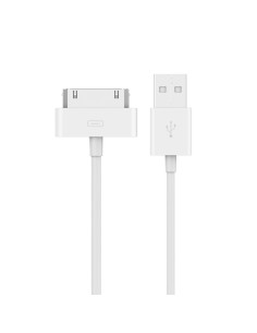 EWENT Cabo USB 2.0 para Apple 30 pins, 1m