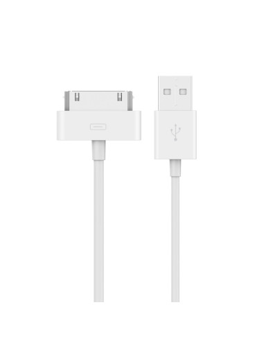 EWENT Cabo USB 2.0 para Apple 30 pins, 1m