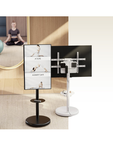 EWENT Suporte Móvel para TV at 86" e 56Kg. Orientação Retrato ou Paisa