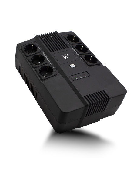 EWENT UPS 700VA Linha Interativa com AVR, 6 x CEE7/3