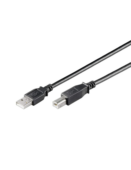 EWENT Cabo USB 2.0 A - B M/M, AWG30, 3.0 m