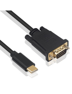 EWENT Cabo Conversor USB Tipo C para VGA 1.8m