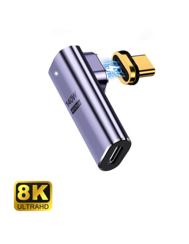 EWENT Adaptador USB4 tipo C fêmea para tipo C macho Thunderbolt™3/4 an