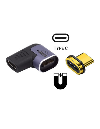 EWENT Adaptador USB4 tipo C fêmea para tipo C macho Thunderbolt™3/4 an