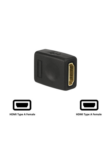 EWENT Adaptador HDMI A/F para HDMI A/F