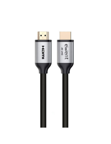 EWENT Cabo Premium High Speed HDMI 2.0 com Ethernet, preto, M/M 5.0m