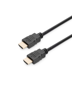 EWENT Cabo High Speed HDMI 2.0 com Ethernet, preto, M/M 1.8m, 4K@60Hz