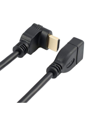 EWENT Adaptador Flexível HDMI 270°, HDMI 2.0 4K 60Hz, M/F, 0,15m