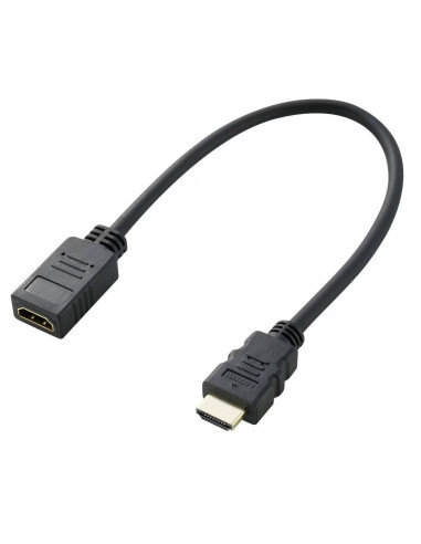 EWENT Adaptador Flexível HDMI, HDMI 2.0 4K 60Hz, M/F, 0,15m