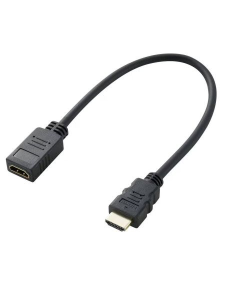 EWENT Adaptador Flexível HDMI, HDMI 2.0 4K 60Hz, M/F, 0,15m
