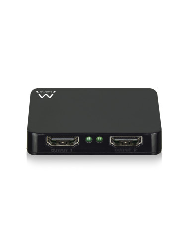 EWENT Splitter HDMI 1x2, 4K @30Hz activo, alimentação USB