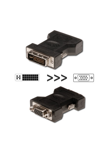 EWENT Adaptador DVI-I para VGA 24+5pin VGA 15pin HD