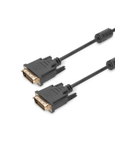 EWENT Cabo DVI-D 24+1 M/M com ferrite, 2560x1600p, CU, 3.0m