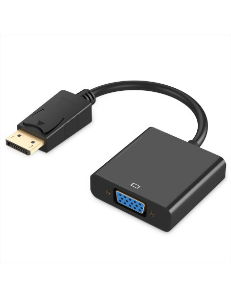 EWENT Cabo Adaptador DisplayPort - VGA, M/F, 0.15m, DisplayPort 1.1a c