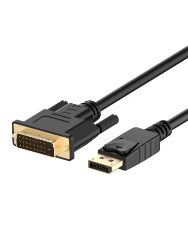 EWENT Cabo Adaptador DisplayPort para DVI-D (24+1) 1.2, gold-plated, 3