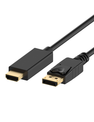 EWENT Cabo Adaptador DisplayPort para HDMI 1.2, gold-plated, 3.0m
