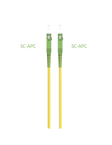 EWENT Cabo de fibra óptica (FTTH) SC-APC para SC-APC, monomodo (OS2) S