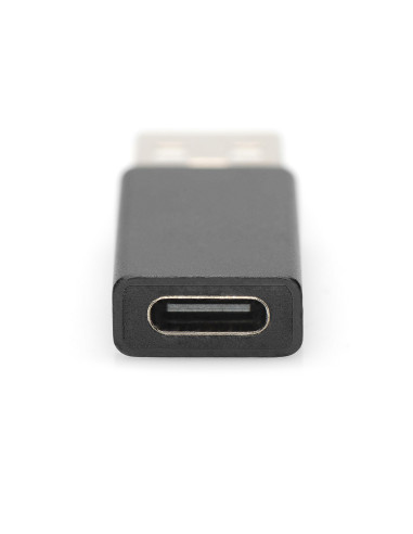 EWENT Adaptador USB 3.2, USB A 3.0 para USB C, aluminio