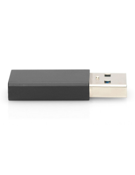 EWENT Adaptador USB 3.2, USB A 3.0 para USB C, aluminio