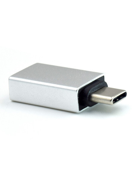 EWENT Adaptador USB3.2 Gen 1, USB C, USB C para USB A, função OTG, alu