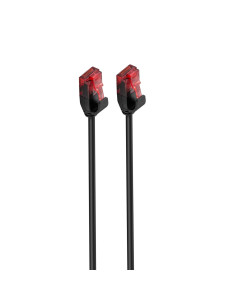 EWENT Cabo de rede Cat.6 U/UTP Slim 2.0m preto