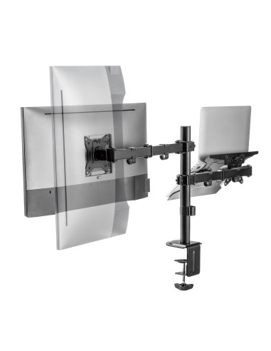 EWENT Monitor mount com Notebook holder For 1 Monitor / 1 Notebook