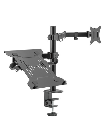 EWENT Monitor mount com Notebook holder For 1 Monitor / 1 Notebook