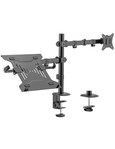 EWENT Monitor mount com Notebook holder For 1 Monitor / 1 Notebook