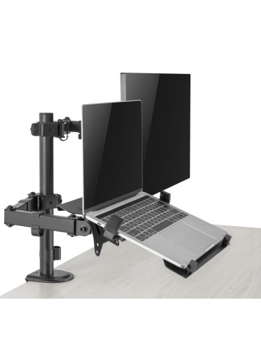 EWENT Monitor mount com Notebook holder For 1 Monitor / 1 Notebook