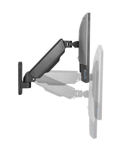 EWENT Suporte Parede para 1 Monitor até 34" com Amortecedor Pneumático