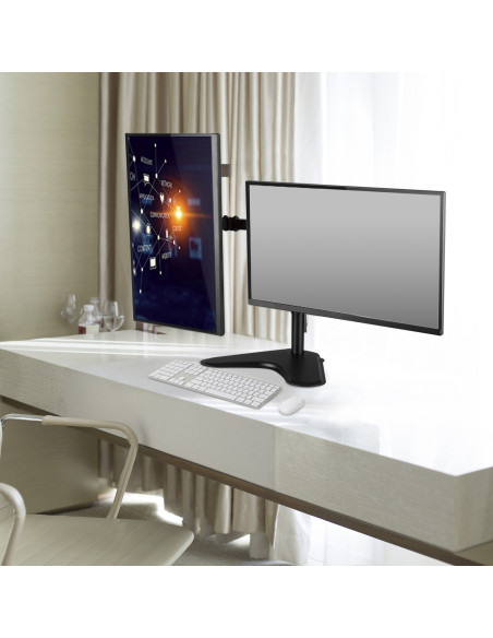 EWENT Suporte Monitor de Mesa 2 Monitores até 32", Max VESA 100x100