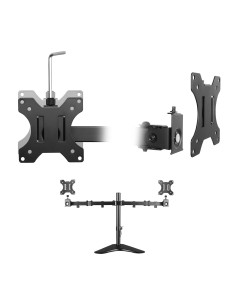 EWENT Suporte Monitor de Mesa 2 Monitores até 32", Max VESA 100x100 2
