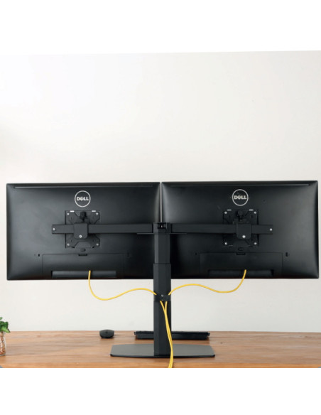 EWENT Suporte Monitor de Mesa 2 Monitores até 27", amortecedor pneumát