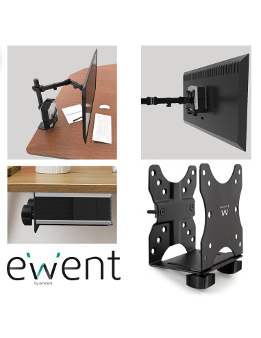 EWENT Suporte Vesa Monitor para Mini PC