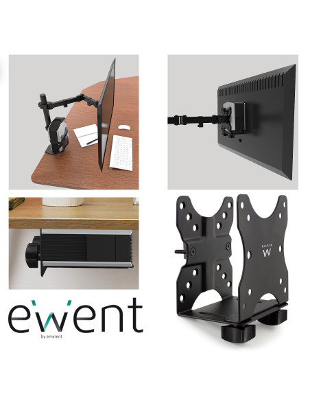 EWENT Suporte Vesa Monitor para Mini PC