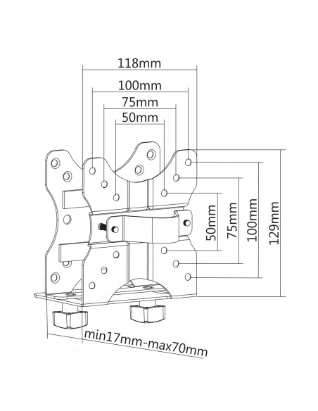 EWENT Suporte Vesa Monitor para Mini PC