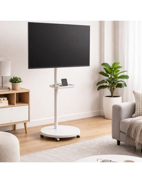 EWENT Suporte Móvel para Monitores e TV´s até 43" e 10Kg, Orientação V
