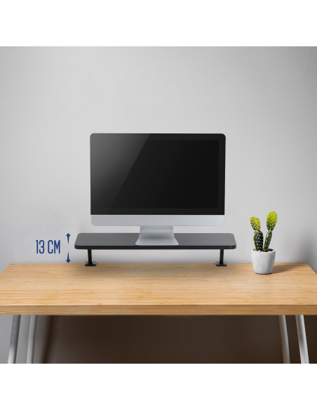 EWENT Prateleira de elevação para monitor com grampos de fixação