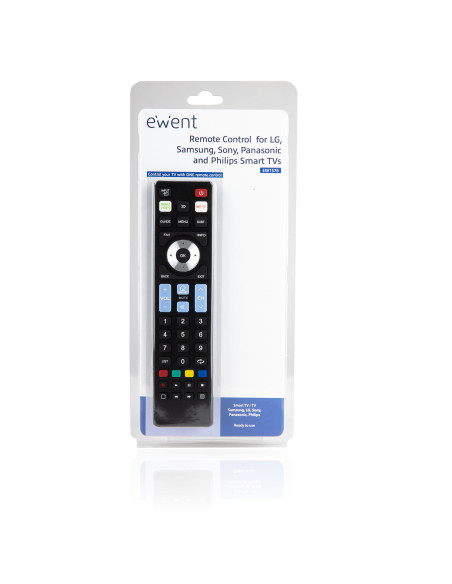 EWENT Comando TV para Smart TVs LG, Samsung, Sony, Panasonic, Philips