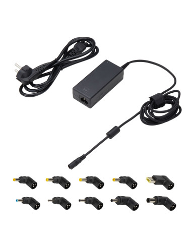 EWENT Carregador Universal Automático 65W, 10 tips, w free tip service