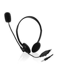 EWENT Headsets com microfone para smartphone e tablet, jack 1x3.5mm, c 2