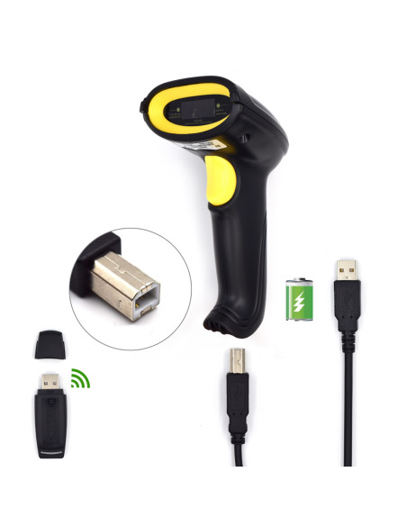 EWENT Leitor Código de Barras Wireless 1D