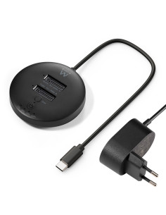 EWENT Docking Station USB 3.2 Gen2 Dual Bay SSD NVMe SSD, função de cl