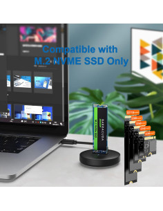 EWENT Dockstation M.2 NVMe SSD, USB C, USB 3.2 Gen 2 2