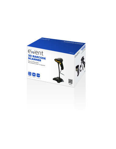 EWENT Leitor Código de Barras USB 2D CCD
