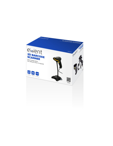 EWENT Leitor Código de Barras USB 2D CCD