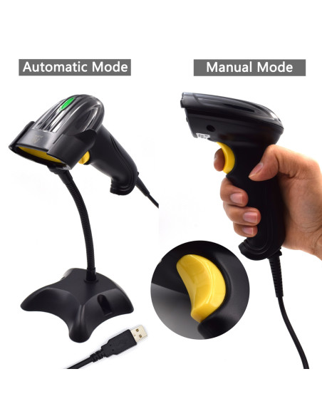 EWENT Leitor Código de Barras USB 2D CCD