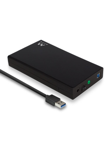 EWENT Caixa Externa para HDD SATA de 3.5" USB 3.2 Gen 1 com montagem s